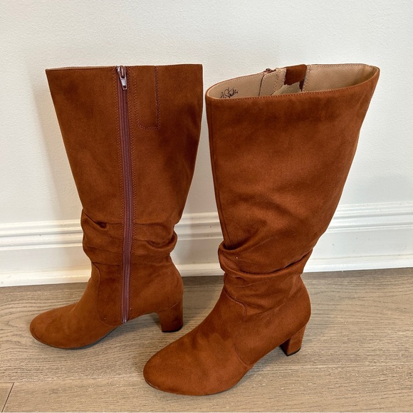 LifeStride Maltese Women's High Heel Slouch Boots - Size 8.5 Wide - Wide Calf - Picture 4 of 12
